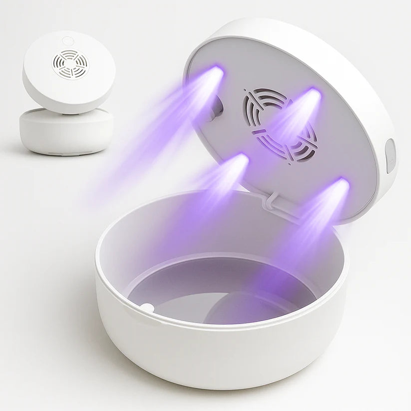 DENTURE TRAVEL DOME UVC
